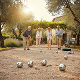 Activity Games: Deluxe Boules Bocce 8 Alloy Ball Set