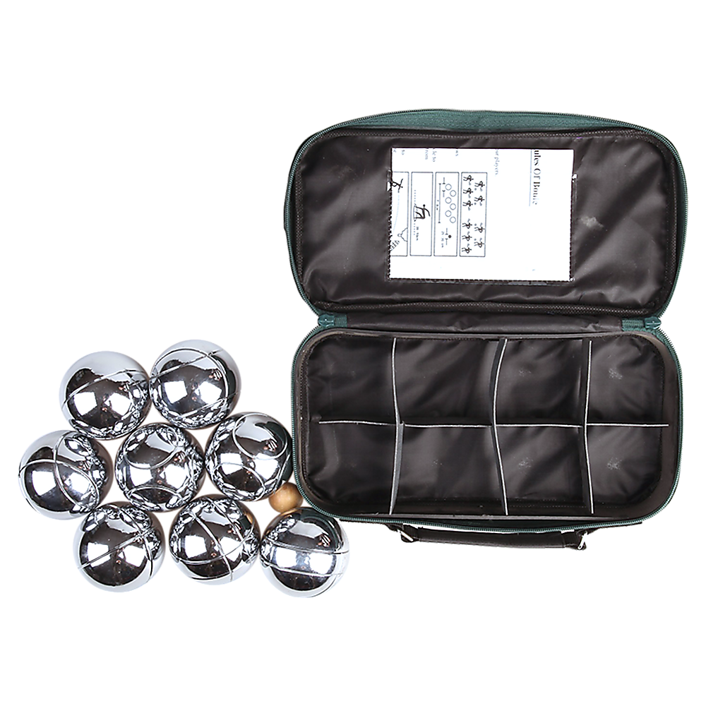 Activity Games: Deluxe Boules Bocce 8 Alloy Ball Set