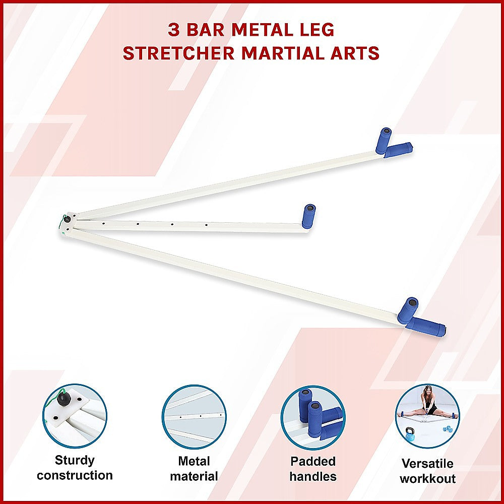 Boxing & Martial Arts: 3 Bar Metal Leg Stretcher Martial Arts
