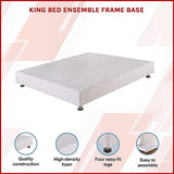 Beds & Bed Frames: King Bed Ensemble Frame Base