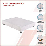 Beds & Bed Frames: Double Bed Ensemble Frame Base