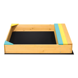 Wooden Kids Backyard Sandbox Children Outdoor Play Toy Sandpit