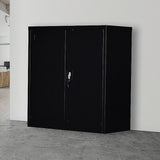 Storage Cabinets: Two-Door Shelf Office Gym Filing Storage Locker Cabinet Safe