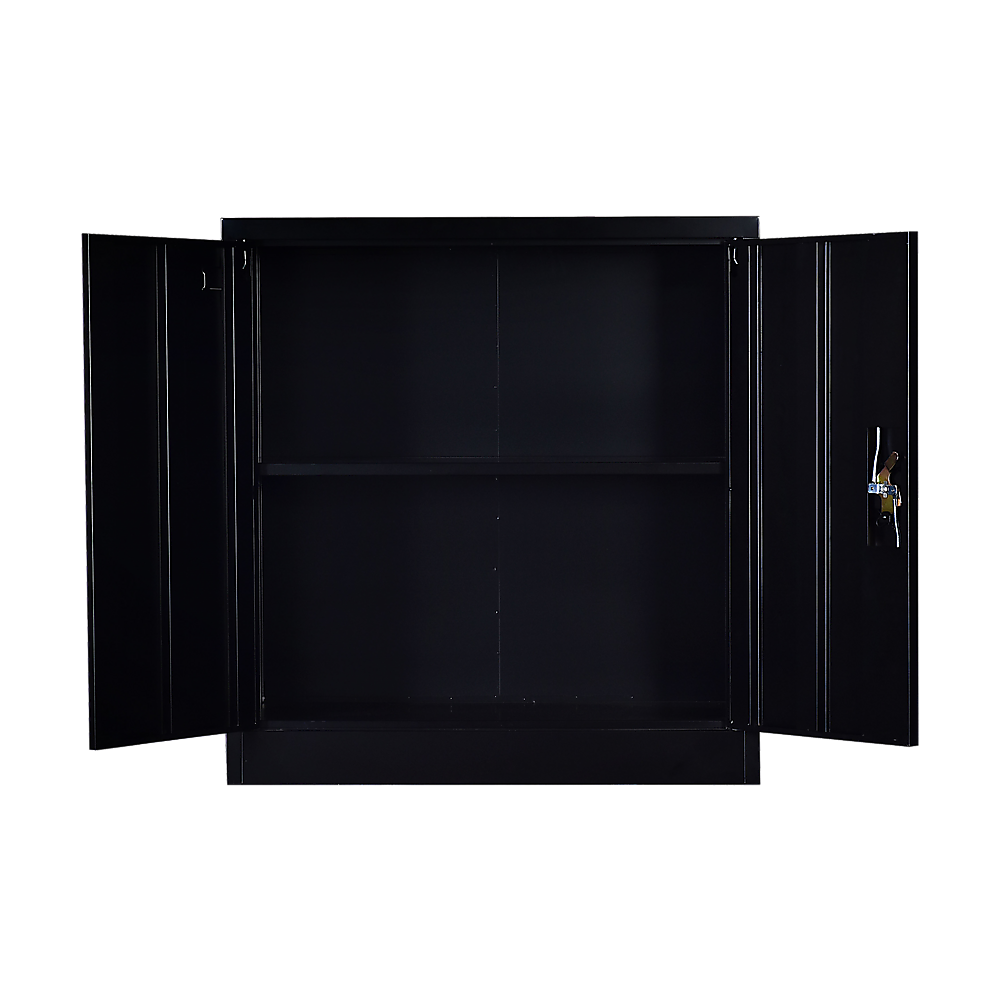 Storage Cabinets: Two-Door Shelf Office Gym Filing Storage Locker Cabinet Safe