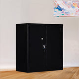 Storage Cabinets: Two-Door Shelf Office Gym Filing Storage Locker Cabinet Safe