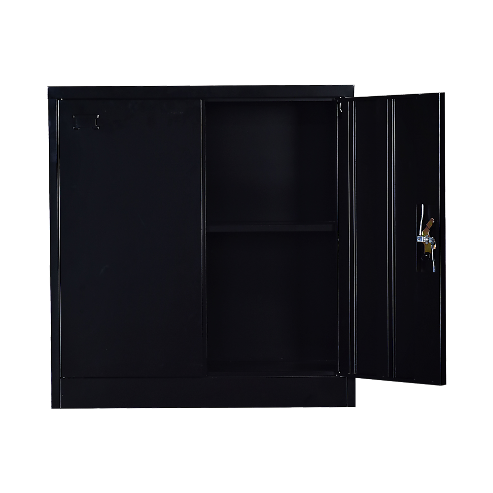 Storage Cabinets: Two-Door Shelf Office Gym Filing Storage Locker Cabinet Safe