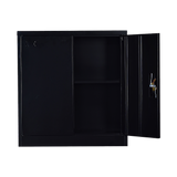 Storage Cabinets: Two-Door Shelf Office Gym Filing Storage Locker Cabinet Safe