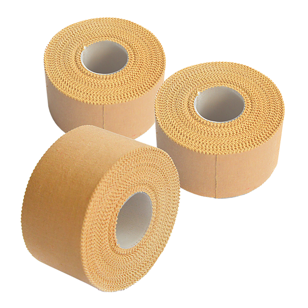 Supports & Braces: Premium Rigid Sports Strapping Tape - 3 Rolls of 38mm X 13.7M