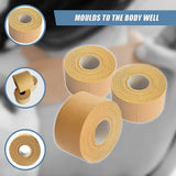 Supports & Braces: Premium Rigid Sports Strapping Tape - 3 Rolls of 38mm X 13.7M