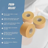 Supports & Braces: Premium Rigid Sports Strapping Tape - 3 Rolls of 38mm X 13.7M