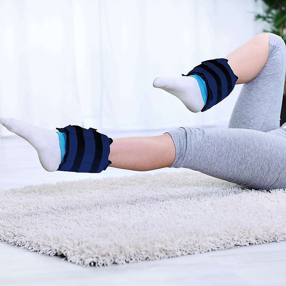 Weightlifting Machines & Racks: 5kg Adjustable Ankle/Wrist Weight Straps