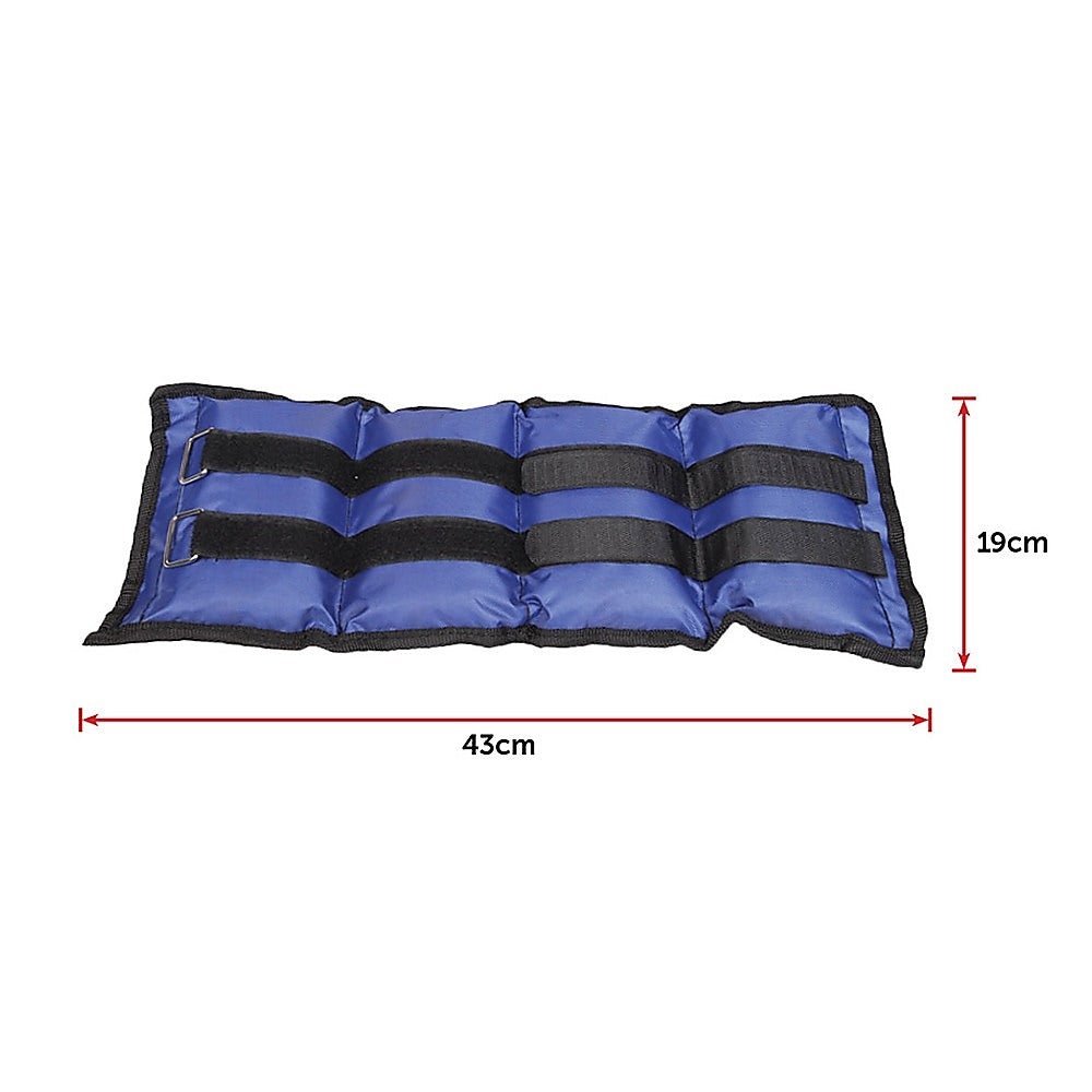 Weightlifting Machines & Racks: 5kg Adjustable Ankle/Wrist Weight Straps