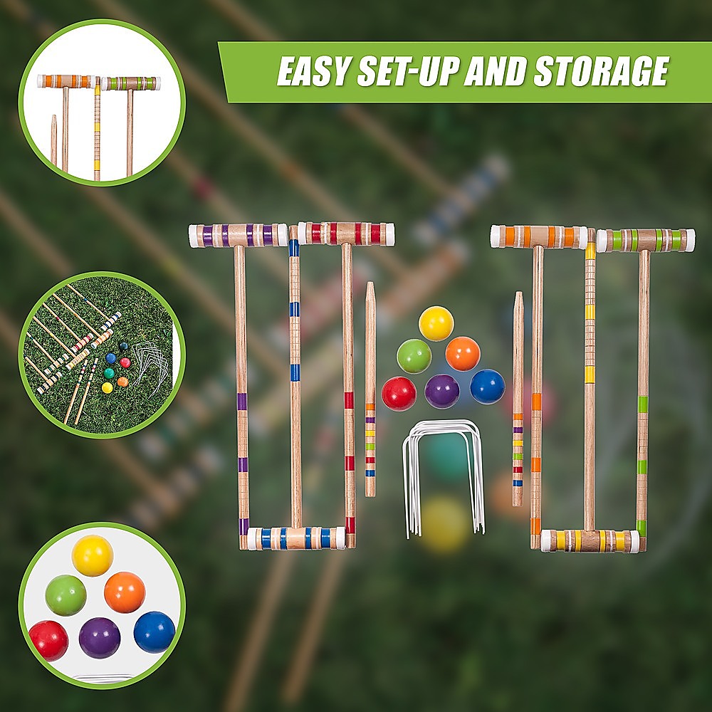 Activity Games: Croquet Set - Up to 6 Players