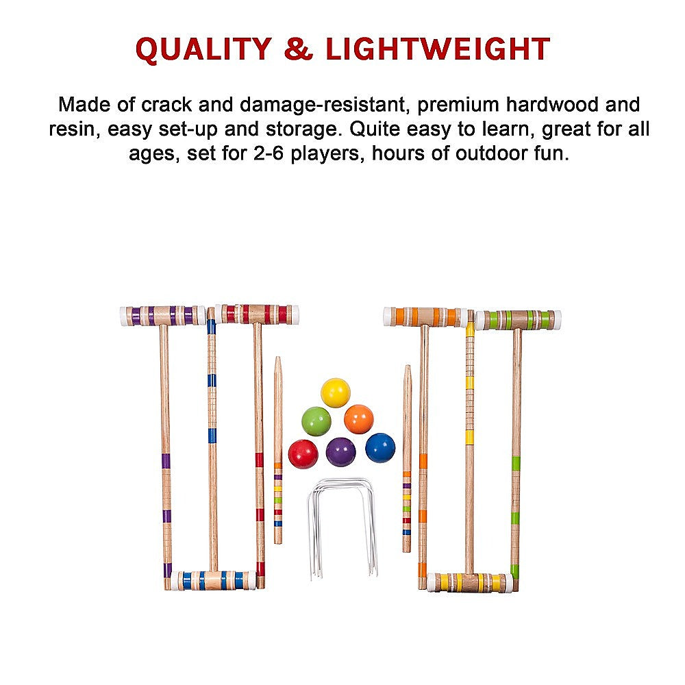 Activity Games: Croquet Set - Up to 6 Players