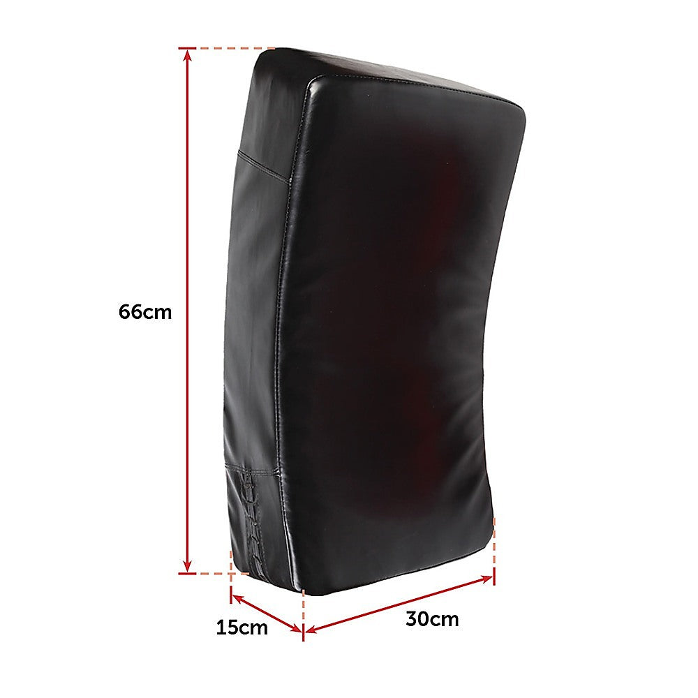 Boxing & Martial Arts: Kickboxing Shield & Punching Pad Combo  Sparring Training Strike Set
