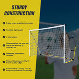 8' x 5' Soccer Football Goal Foot Portable Net Quick Set Up