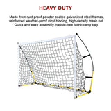 8' x 5' Soccer Football Goal Foot Portable Net Quick Set Up