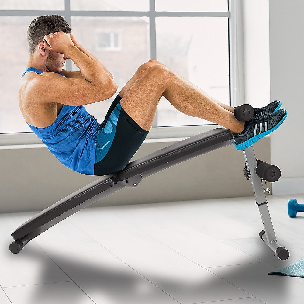 Gym Equipment & Accessories: Adjustable Abdominal Crunch Sit Up Bench