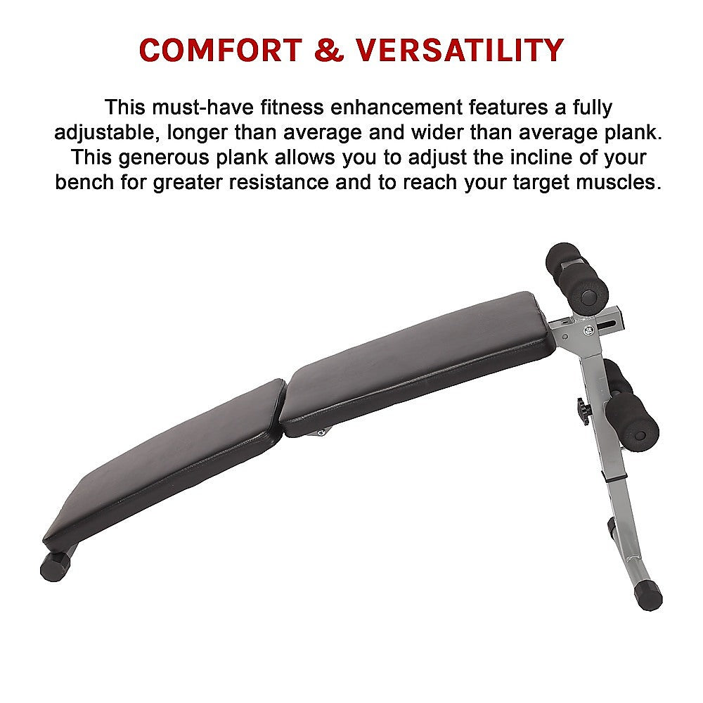 Gym Equipment & Accessories: Adjustable Abdominal Crunch Sit Up Bench