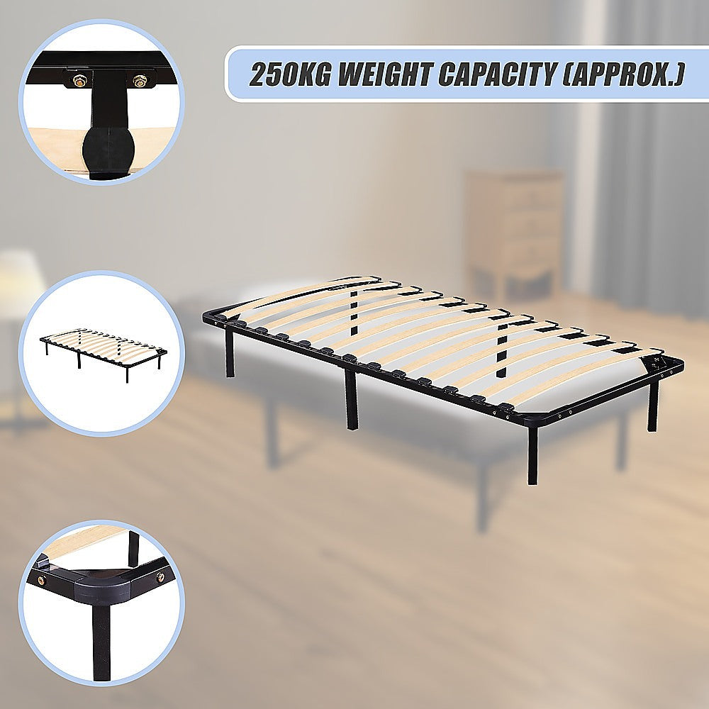 Beds & Bed Frames: Single Metal Bed Frame - Bedroom Furniture