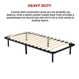 Beds & Bed Frames: Single Metal Bed Frame - Bedroom Furniture