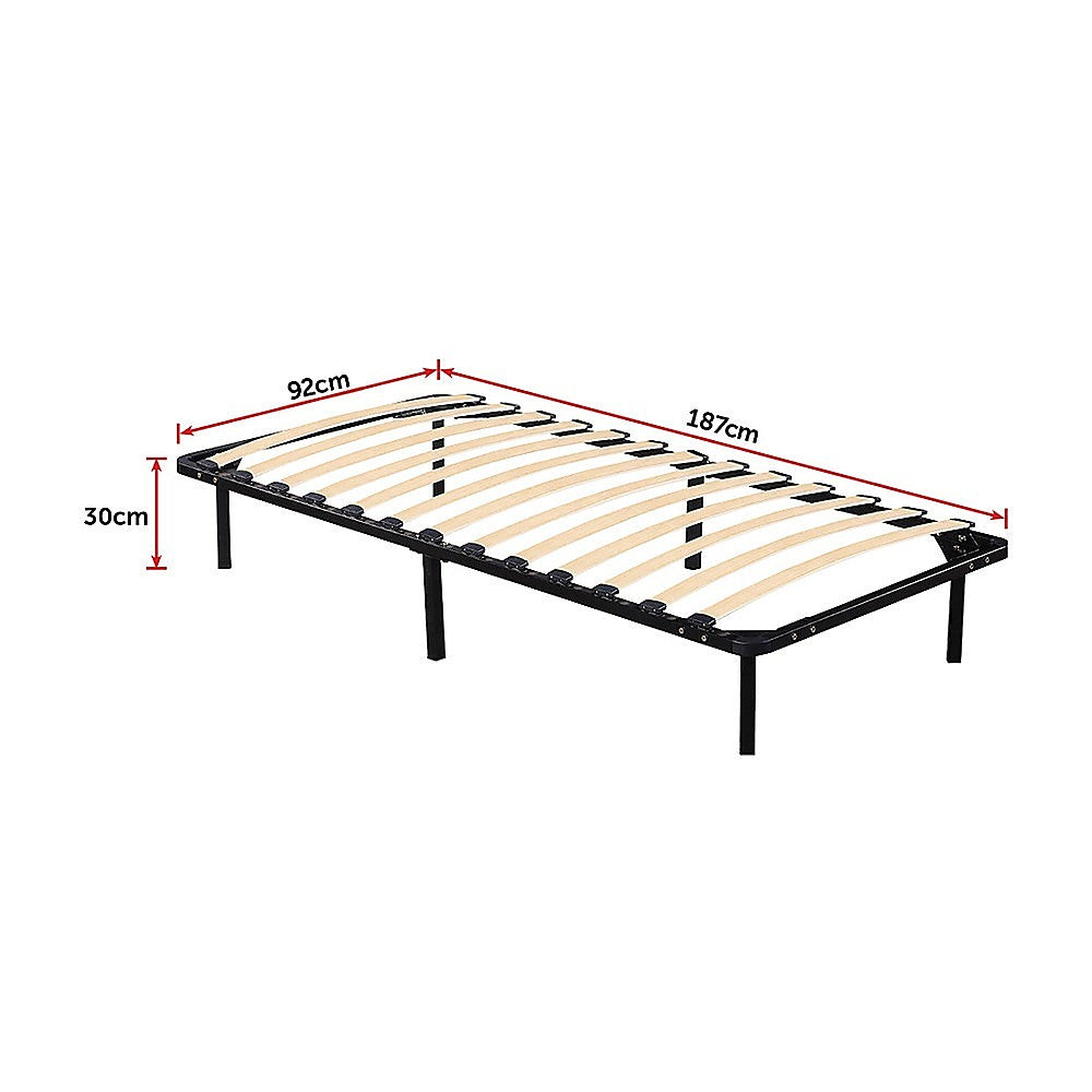 Beds & Bed Frames: Single Metal Bed Frame - Bedroom Furniture