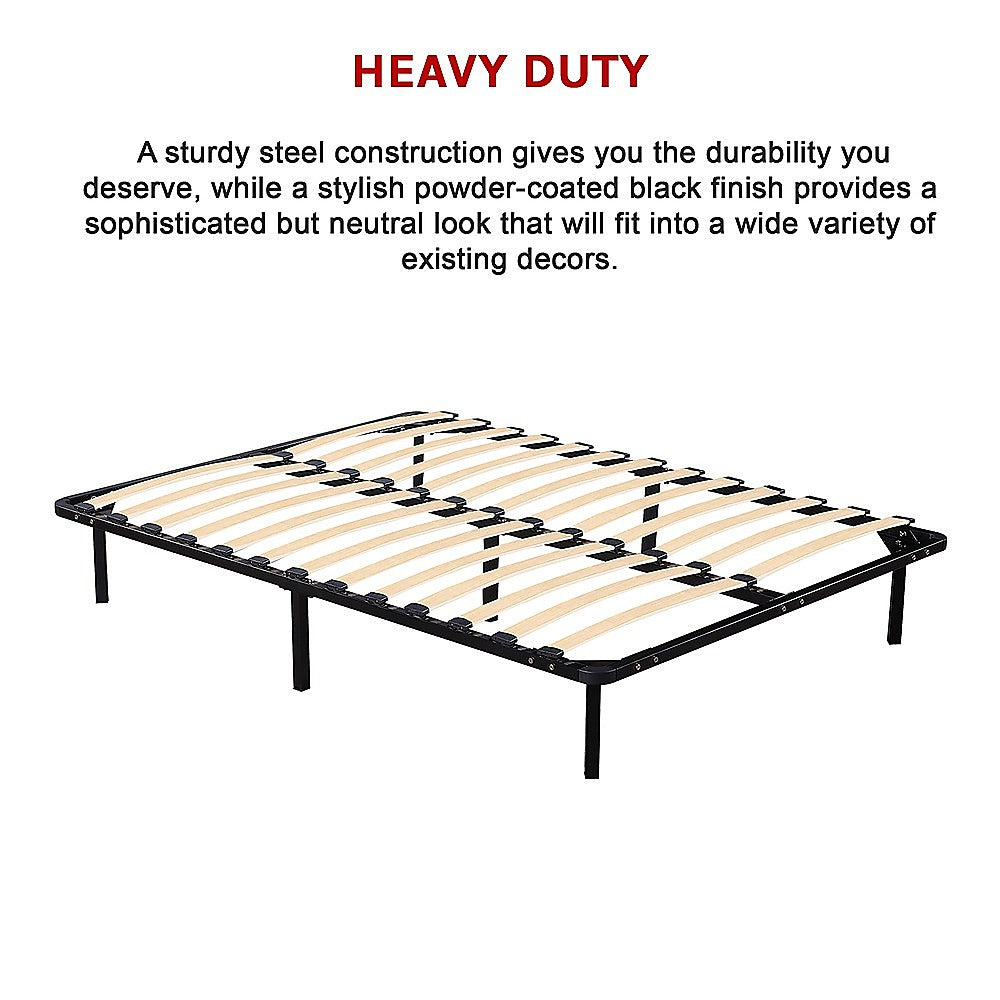 Beds & Bed Frames: Double Metal Bed Frame - Bedroom Furniture