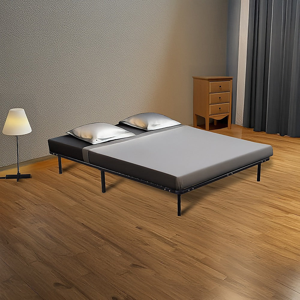 Beds & Bed Frames: Queen Metal Bed Frame - Bedroom Furniture