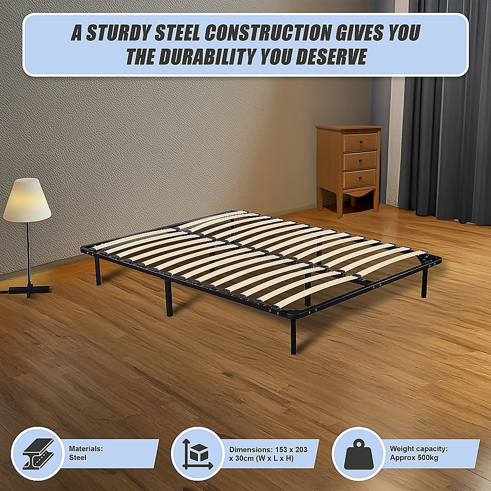 Beds & Bed Frames: Queen Metal Bed Frame - Bedroom Furniture