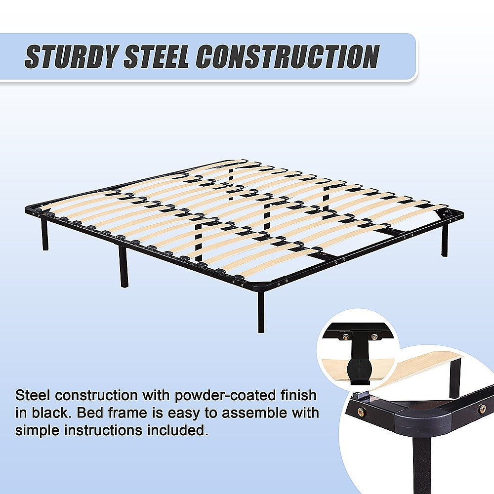 Beds & Bed Frames: King Metal Bed Frame - Bedroom Furniture