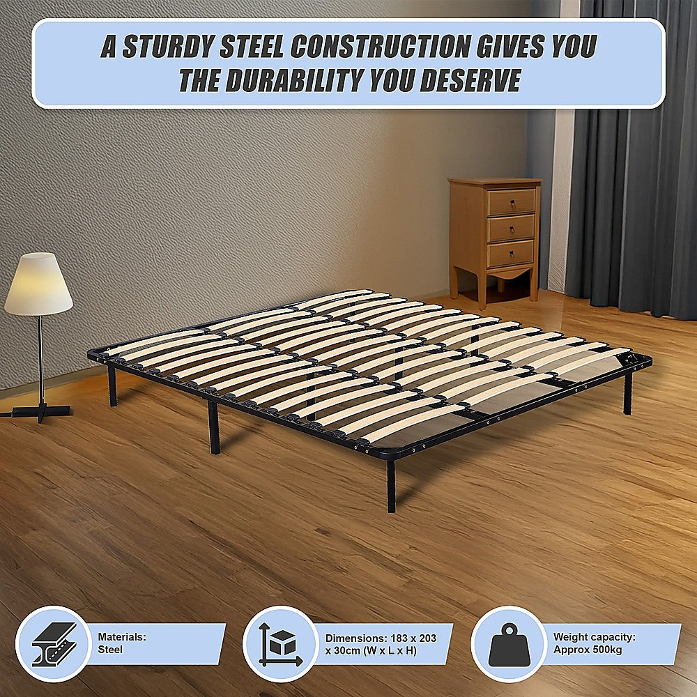 Beds & Bed Frames: King Metal Bed Frame - Bedroom Furniture