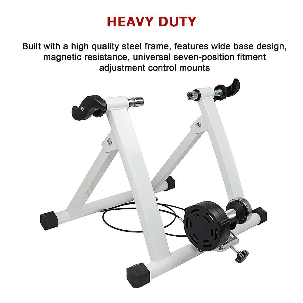 Gym Equipment & Accessories: Indoor Magnetic Bicycle Trainer Fitness Bike Resistance Stand