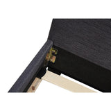 Beds & Bed Frames: King Linen Fabric Bed Frame Grey