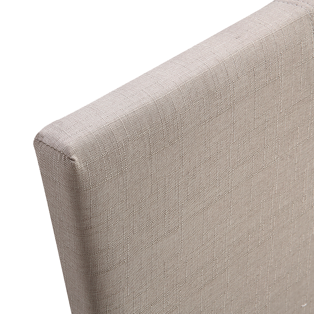 Beds & Bed Frames: King Linen Fabric Bed Frame Beige
