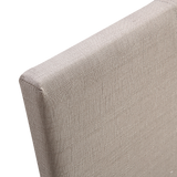 Beds & Bed Frames: King Linen Fabric Bed Frame Beige