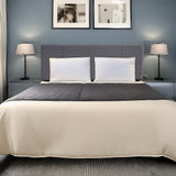 Headboards: Linen Fabric Queen Bed Headboard Bedhead - Grey