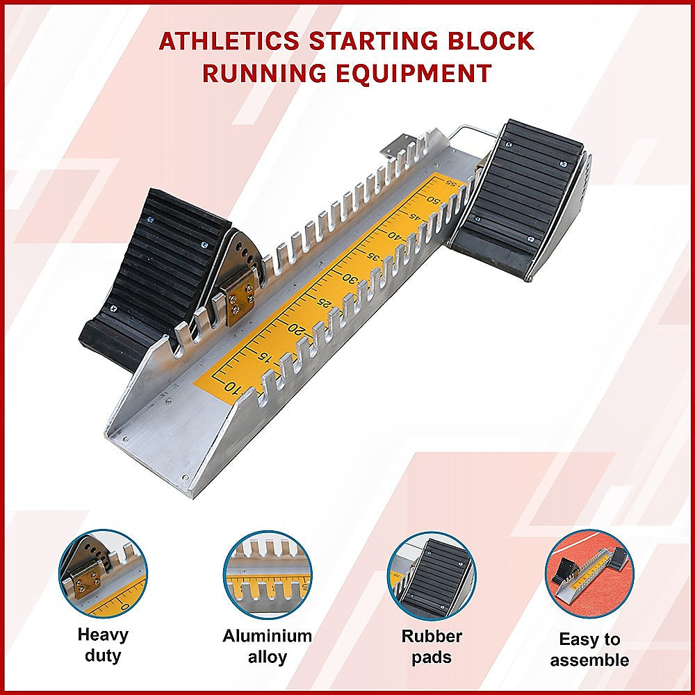Athletics Starting Block for Sprint Training – Adjustable Track Running Equipment