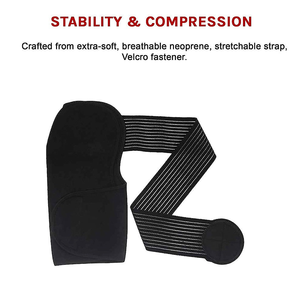 Supports & Braces: Adjustable Shoulder Support Brace Strap Compression Bandage Wrap
