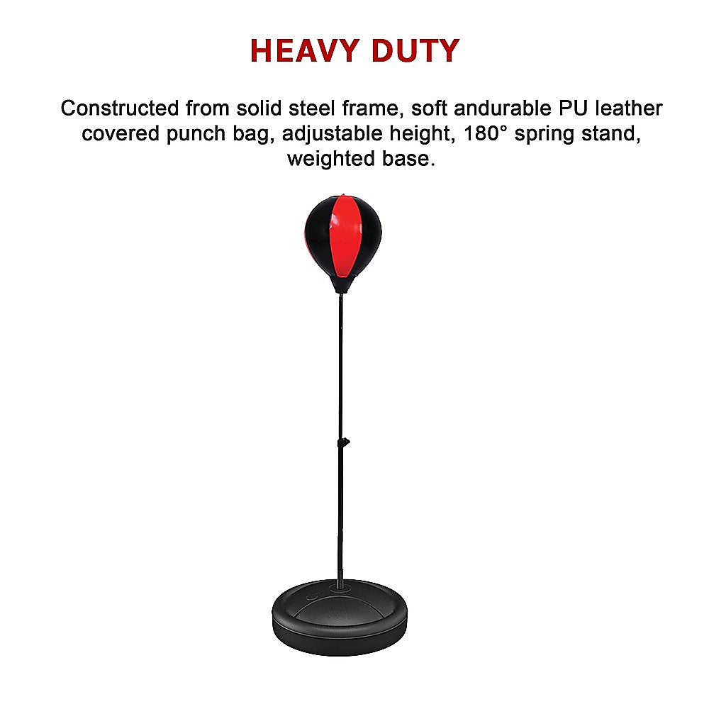 Boxing & Martial Arts: Kids Boxing Punching Bag Set  Children’s Training Gloves & Fitness Stand