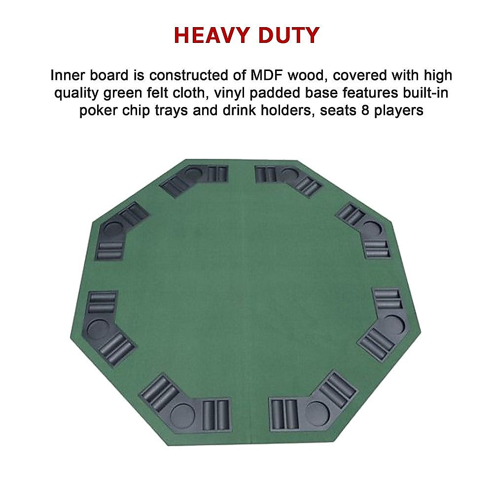 Activity Games: 48" Folding Poker & Blackjack Table