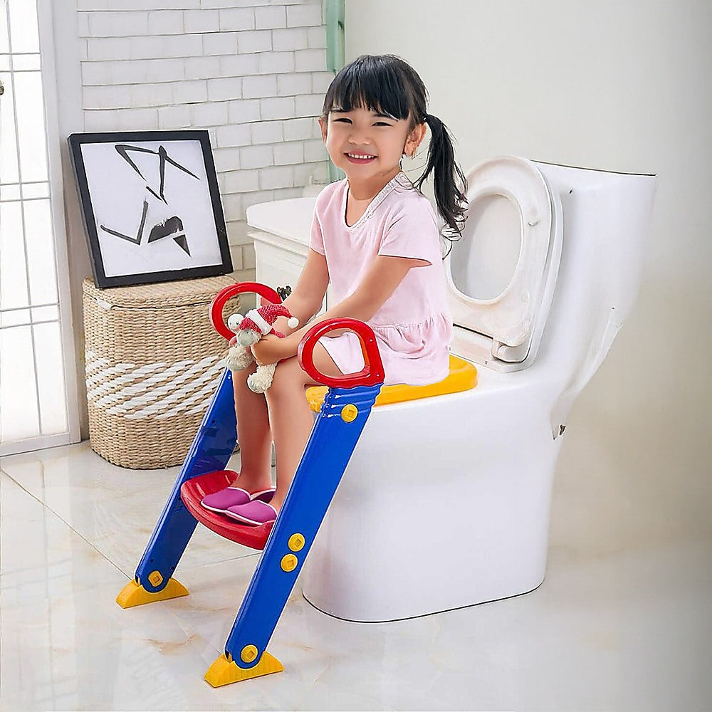 Kid's Tables, Chairs & Seats: Kids Toilet Ladder Toddler Potty Training Seat
