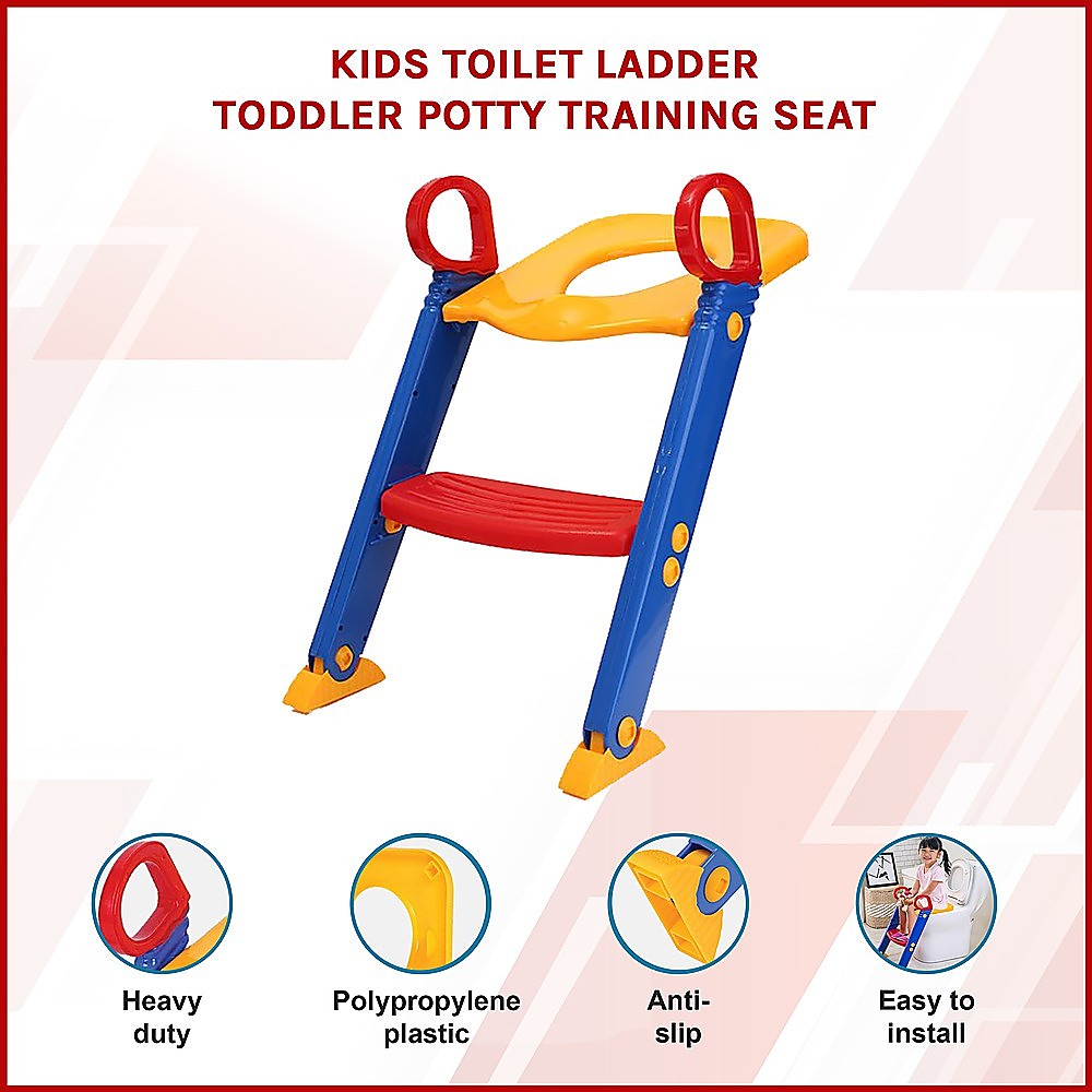 Kid's Tables, Chairs & Seats: Kids Toilet Ladder Toddler Potty Training Seat