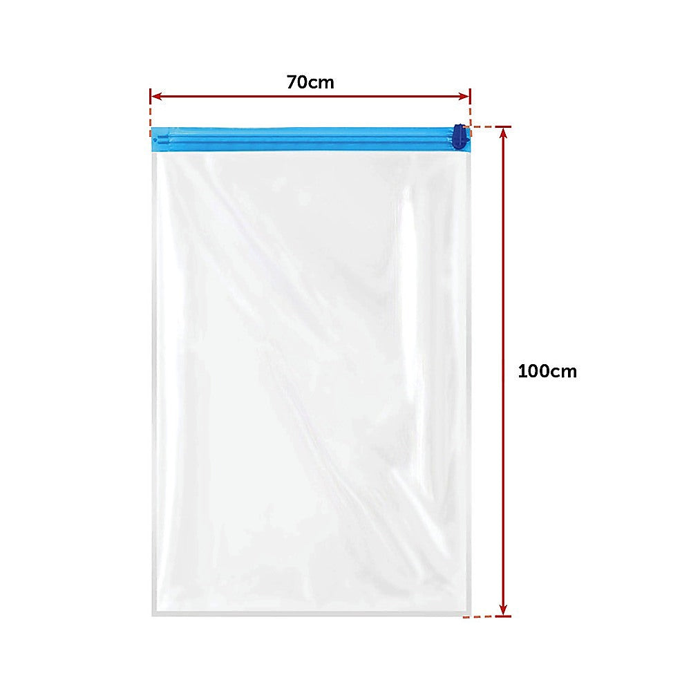 10X Jumbo Vacuum Storage Bags â€“ Space Saver Seal Bags for Clothes, Bedding, Blankets & Travel Organisation