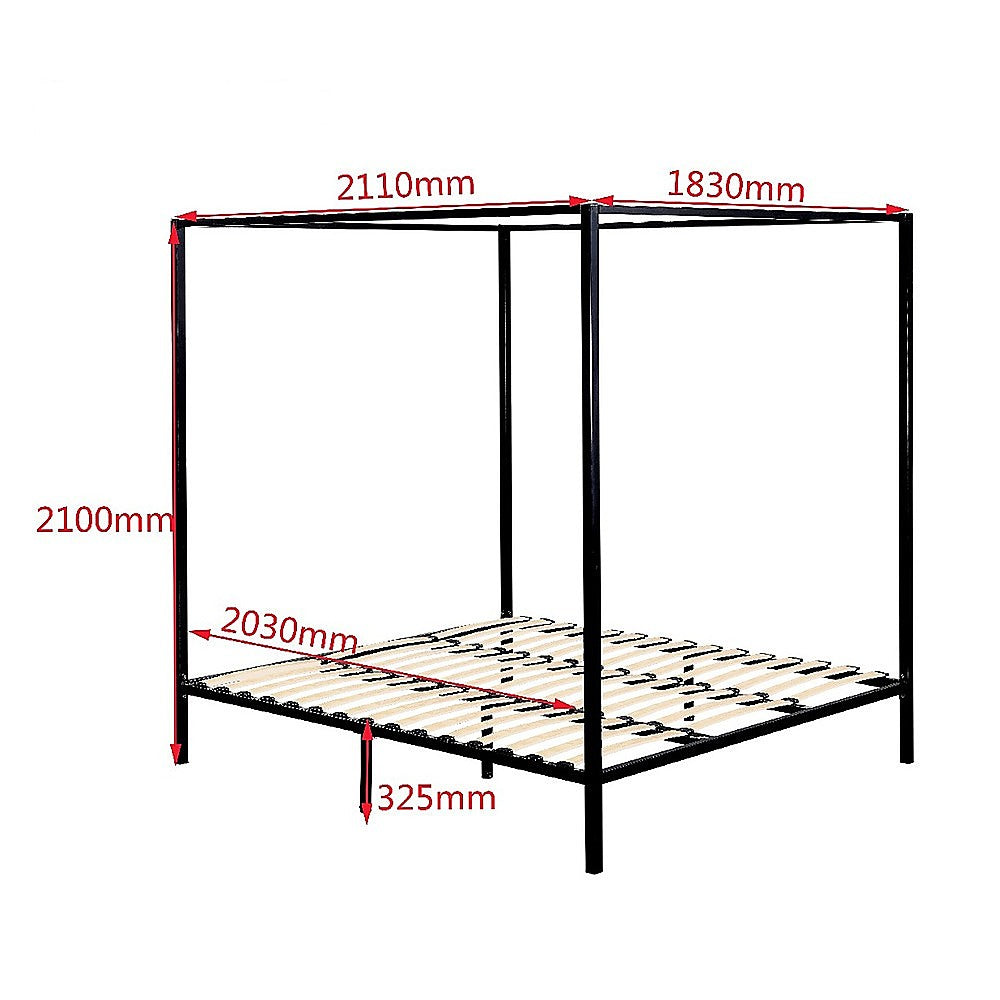 Beds & Bed Frames: 4 Four Poster King Bed Frame