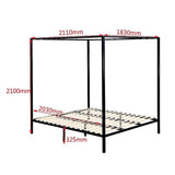 Beds & Bed Frames: 4 Four Poster King Bed Frame