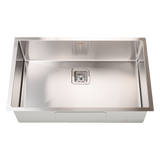 810x505mm Handmade 1.5mm Stainless Steel Undermount / Topmount Kitchen Sink with Square Waste