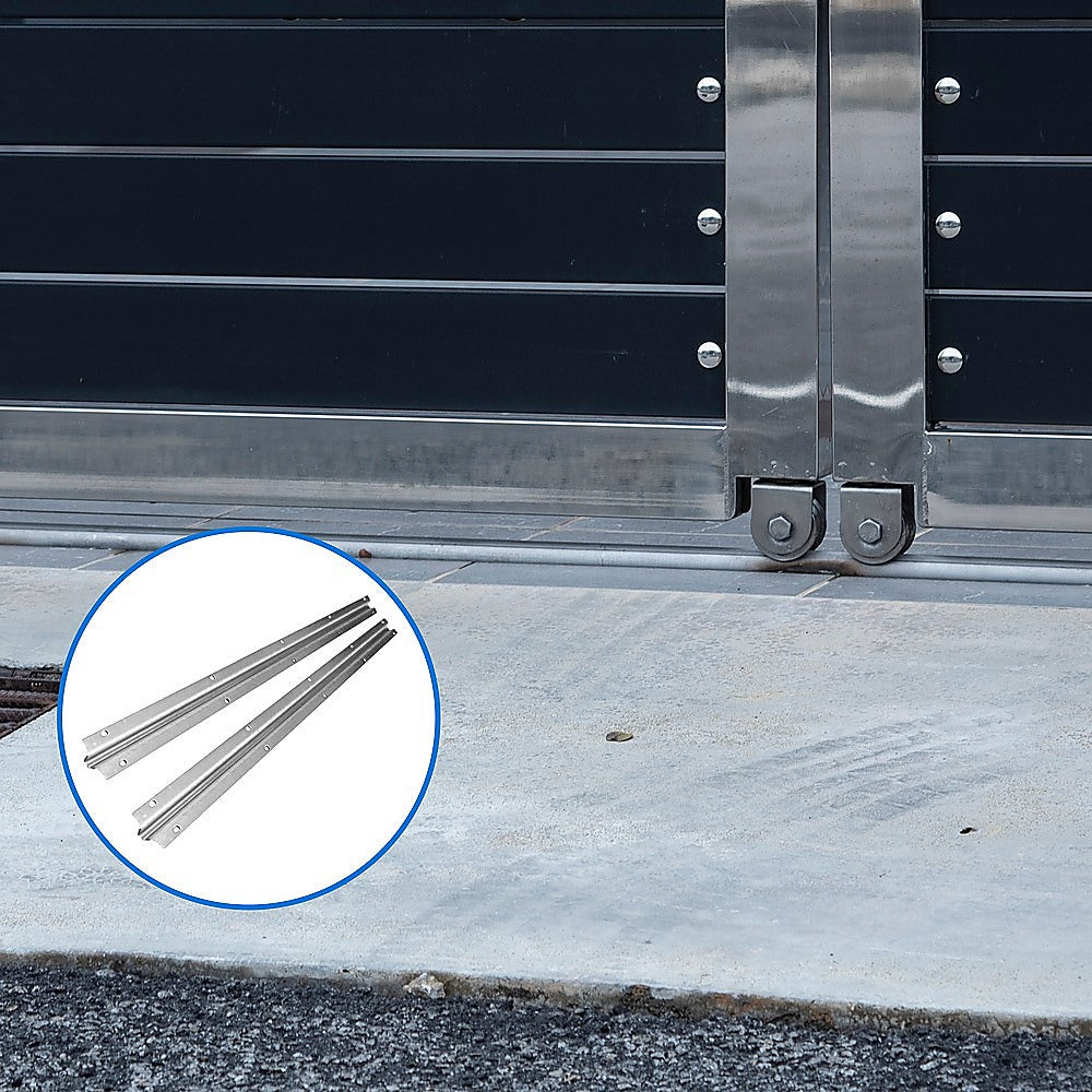Fence & Gate Accessories: Sliding Gate Hardware Accessories Kit - 2m Track