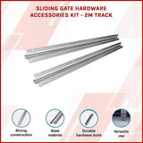 Fence & Gate Accessories: Sliding Gate Hardware Accessories Kit - 2m Track