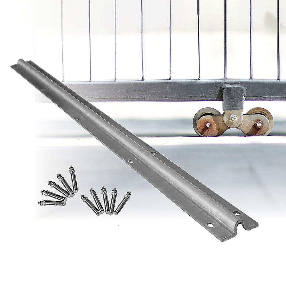 Fence & Gate Accessories: Sliding Gate Hardware Accessories Kit - 2m Track