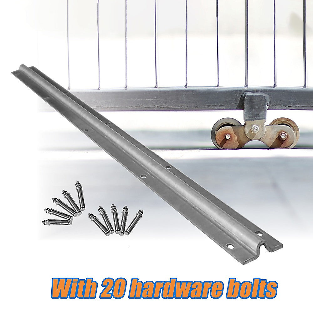 Fence & Gate Accessories: Sliding Gate Hardware Accessories Kit - 2m Track